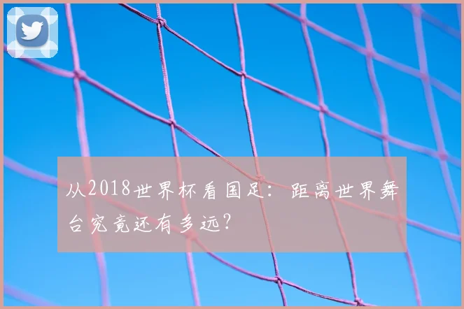 从2018世界杯看国足：距离世界舞台究竟还有多远？